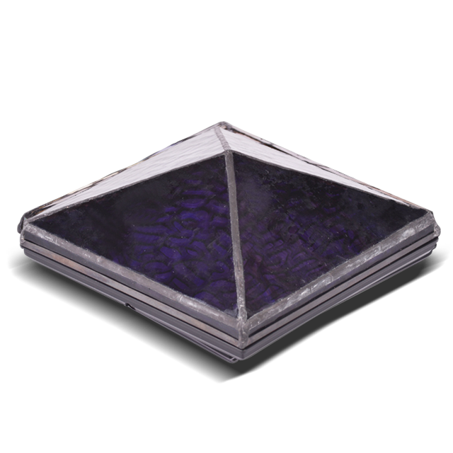 2211-TC8 Siyah kullanışlı El Yapımı Tiffany Direk Kapağı 2211-TC8 Siyah kullanışlı El Yapımı Tiffany Direk Kapağı