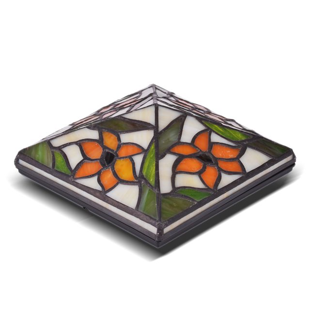 2211-TC1 Tiffany Cam ve Plastik su geçirmez Direk Kapağı 2211-TC1 Tiffany Cam ve Plastik su geçirmez Direk Kapağı